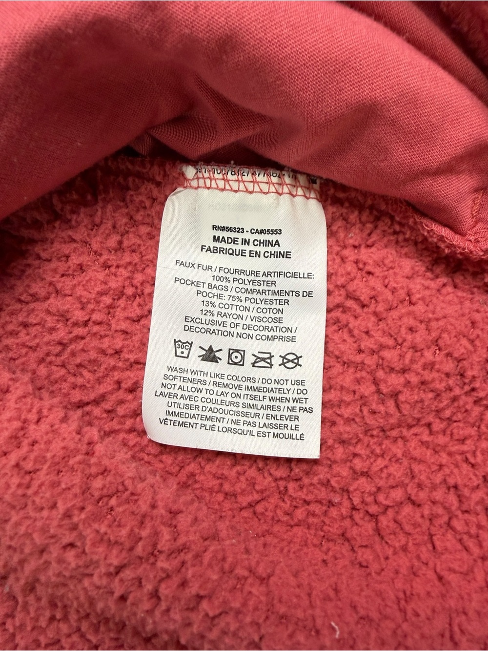 Nike Women's Coral Sherpa Mock Neck Pullover - Picture 5 of 5